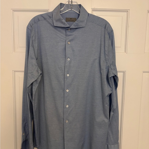 Canali Light Blue Dress Shirt - Picture 1 of 5
